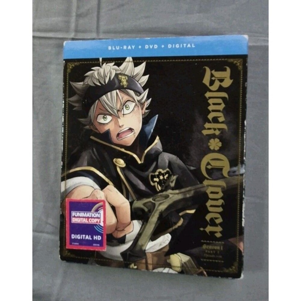 Black Clover Season 1 Part 1 Blu Ray/DVD Combo Pack Funimation Japanese Anime